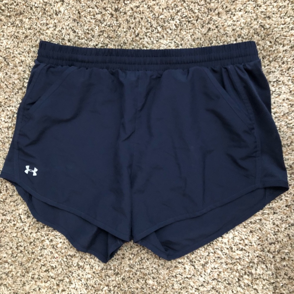 Navy blue under armour shorts